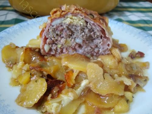 Rulo de carne picada Rulo de carne picada