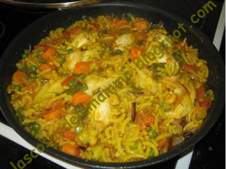 Fideua Tierra y Mar de Javi Fideua Tierra y Mar de Javi